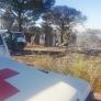 Unas 200 chabolas calcinadas en un incendio en Huelva que deja varios heridos leves