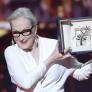 Meryl Streep recibe la Palma de Honor entre ovaciones y lágrimas: "Un premio único"