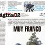 Un periódico argentino saca esta imagen de Franco y Milei tras lo de Begoña Gómez y en España duele