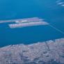 Se hunde a gran velocidad el único aeropuerto construido sobre dos islas artificiales