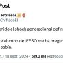 Un profesor tiene "el shock generacional definitivo": dice esta palabra y nadie sabe lo que significa