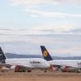 Dos aviones monstruosos resucitan en el cementerio de aviones español