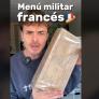 Prueba el menú militar francés, ve de dónde viene uno de los sobres y arrasa