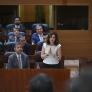 Ayuso defiende a su pareja en la Asamblea: "La montaña de corrupción es tan grande que un hilo dental no lo va a tapar"