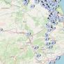 Carreteras cortadas hoy en Valencia: el mapa de la DGT