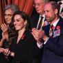 La "radiante" reaparición de Kate Middleton junto al príncipe Guillermo en el Festival del Recuerdo