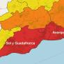 AEMET eleva a nivel rojo el aviso en Málaga para este miércoles por lluvias torrenciales