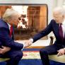 Biden recibe a Trump en la Casa Blanca en un encuentro cordial (e imposible de ver hace cuatro años)