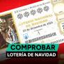 Comprobar Lotería de Navidad 2024: resultado y comprobador de número