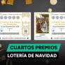 Cuartos premios de la Lotería de Navidad 2024