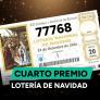 77.768, primer cuarto premio de la Lotería de Navidad 2024