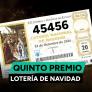 45.456, cuarto quinto premio de la Lotería de Navidad 2024