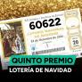 60.622, octavo quinto premio de la Lotería de Navidad 2024