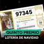 97345, sexto quinto premio de la Lotería de Navidad 2024