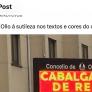 Este cartel anunciando la cabalgata de reyes de Oleiros tiene miga: muchos ven un guiño bastante claro