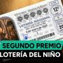 Segundo premio de la Lotería del Niño 2025