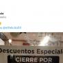 Una tienda anuncia su cierre con este cartel que es digno de un museo de genialidades