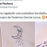 Este joven arrasa con el regalo que ha recibido de una diseñadora de Murcia