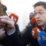 Errejón, a la salida del juzgado: "Salgo contento y con mucha tranquilidad"