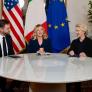 Vance, Von der Leyen y Meloni esperan un nuevo inicio en sus relaciones tras una reunión "constructiva" en Roma