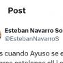 El escritor Esteban Navarro da la campanada con su reacción a lo de Ayuso: "Verás cuando se entere"