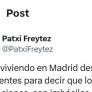 Hay quien ve en este duro tuit del actor Patxi Freytez sobre Madrid un mensaje directo para Ayuso
