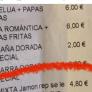 Un hostelero se equivoca y acaba poniendo un mensaje en la cuenta que le cuesta la hoja de reclamaciones