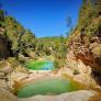 Ni una ni dos sino hasta cuatro piscinas naturales de aguas cristalinas en un rincón de Valencia