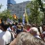 Cientos de jueces y fiscales se manifiestan contra la reforma judicial a las puertas del Tribunal Supremo