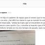Mandan a un niño señalar la frase que está en pasado: parece fácil pero está trayendo mucha cola