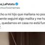Le dice a su hijo que quizá no pueden ir a la playa y la respuesta del pequeño es para enmarcar