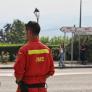 La UME se moviliza por un incendio en Ávila que ha obligado a interrumpir el tráfico ferroviario con Madrid