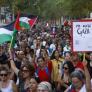 Miles de personas se manifiestan en España contra el "genocidio" israelí en Gaza