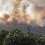 Extremadura manda una alerta a los vecinos atrapados por el fuego en Cabezabellosa (Cáceres) para que se confinen en sus casas