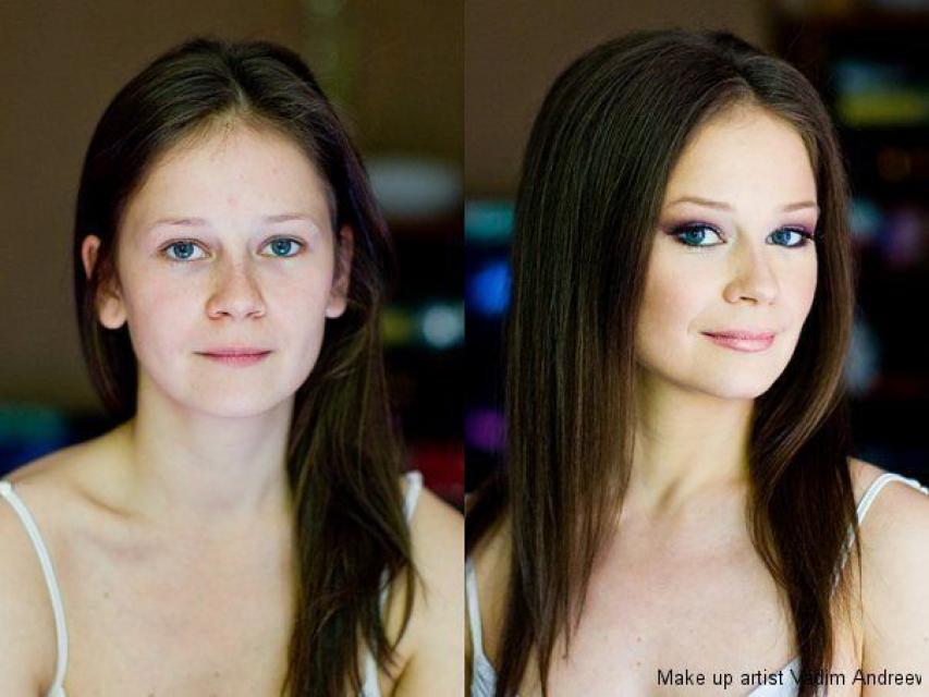 Cambio radical con maquillaje: antes y después de mujeres anónimas con el  maquillador ruso Vadim Andreev (FOTOS, VÍDEO)