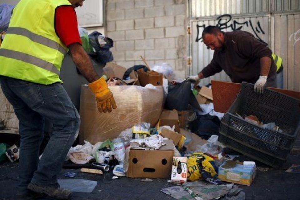 Las imágenes más impactantes de la huelga de basura de Málaga