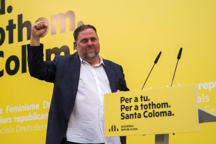 El presidente de Esquerra Republicana de Catalunya (ERC), Oriol Junqueras