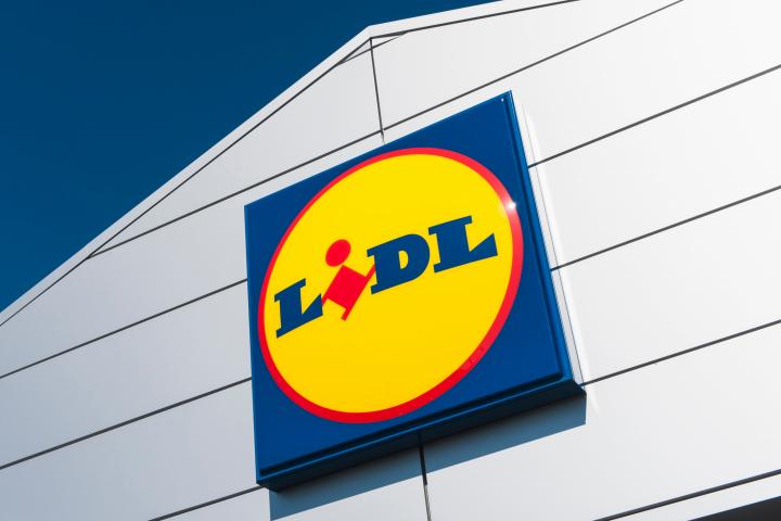 El logotipo de un supermercado Lidl, en una imagen de archivo.