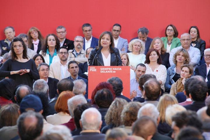 Mitin PSOE Iratxe García
