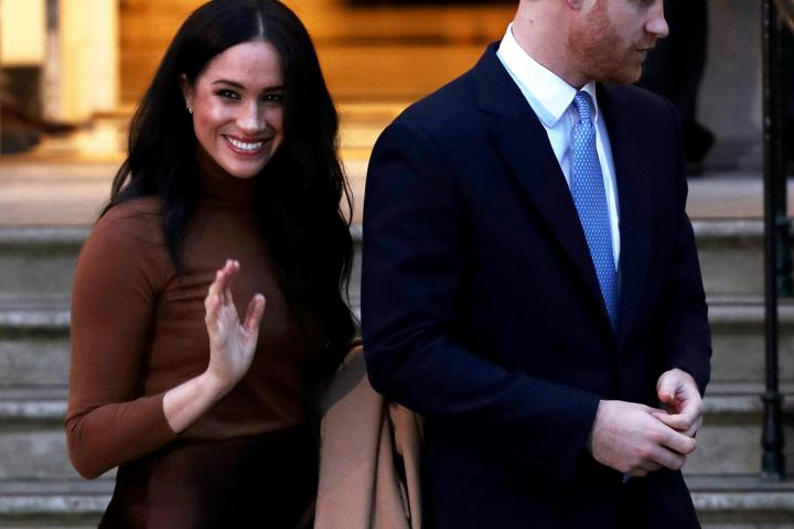 The Duke and Duchess of Sussex leaving after their visit to Canada House, central London, to meet with Canada's High Commissioner to the UK, Janice Charette, as well as staff, to thank them for the warm hospitality and support they received duri...