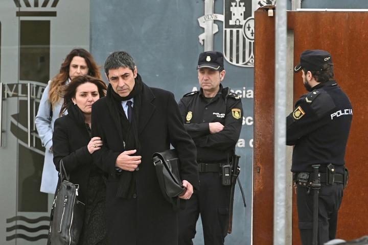 Trapero llegando a la Audiencia Nacional