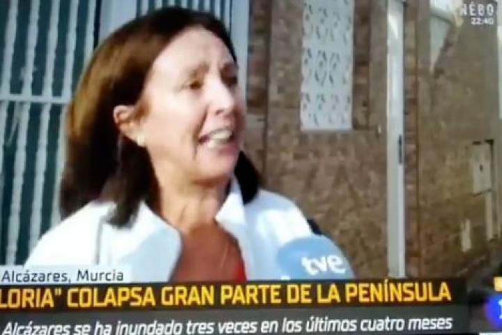 Mujer de Murcia en TVE. 