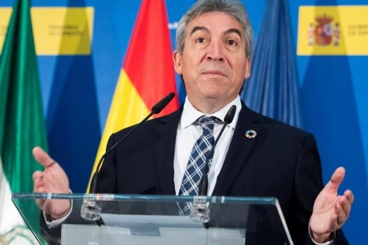 El delegado del Gobierno en Andalucía, Lucrecio Fernández. EFE/Raúl Caro/Archivo