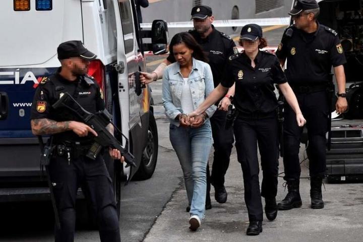 Ana Julia Quezada, asesina del niño Gabriel Cruz, durante uno de sus traslados a la Audiencia Provincial de Almería.