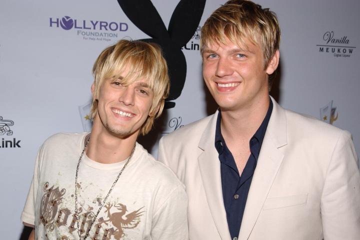 Aaron Carter y Nick Carter.