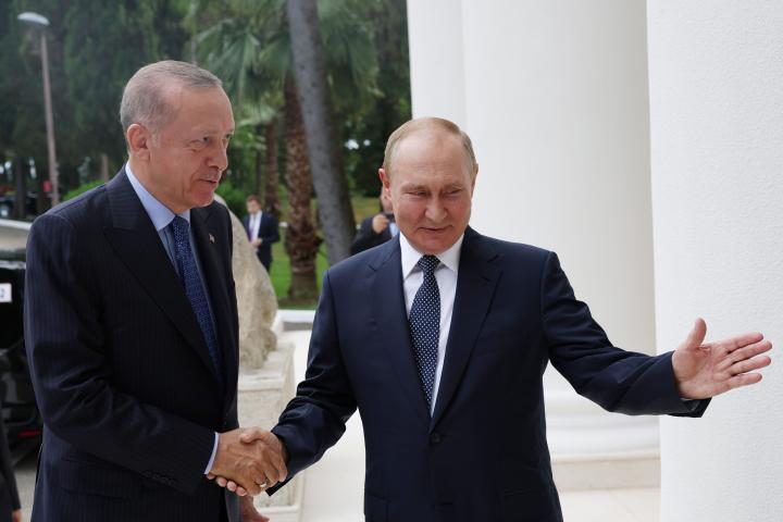 Erdogan y Putin, en un reciente encuentro