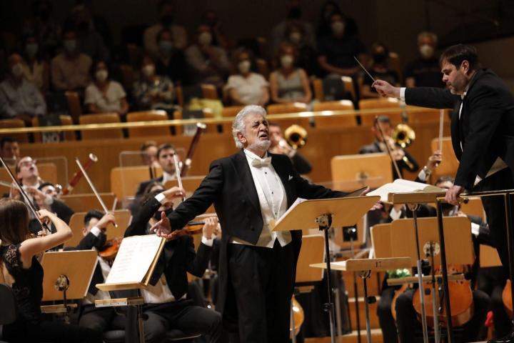Plácido Domingo, en el Auditorio Nacional.