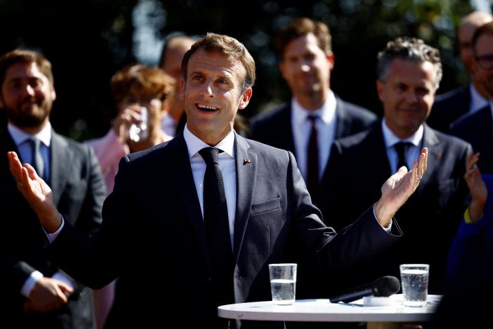 El presidente de Francia, Emmanuel Macron. 