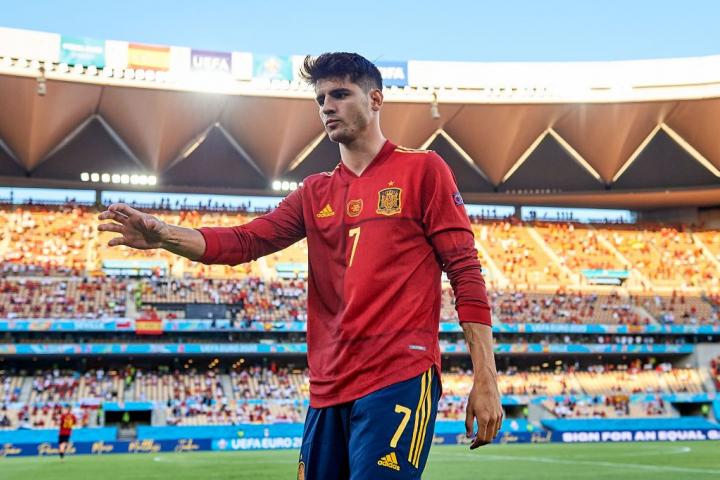 Álvaro Morata, uno de los más cuestionados de 'La Roja'... y único goleador hasta ahora
