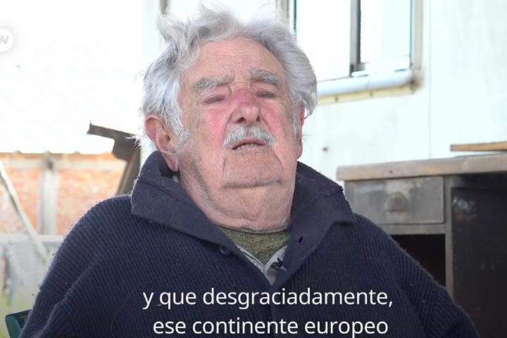 José Mujica, en el vídeo para Deutsche Welle.